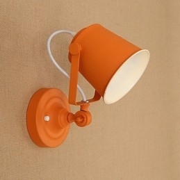 Landlig Retro-Maling Funksjon Justerbar For Svingarm Øyebeskyttelse Downlight Vegglamper Vegglampe