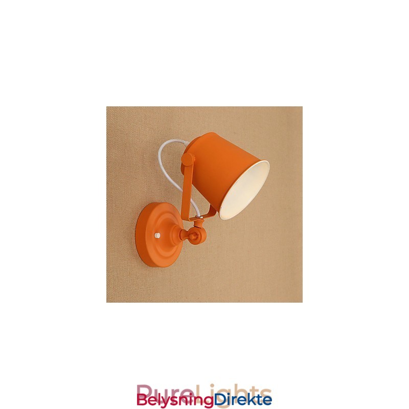 Landlig Retro-Maling Funksjon Justerbar For Svingarm Øyebeskyttelse Downlight Vegglamper Vegglampe