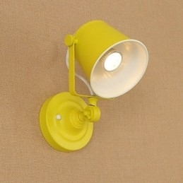 Landlig Retro-Maling Funksjon Justerbar For Svingarm Øyebeskyttelse Downlight Vegglamper Vegglampe