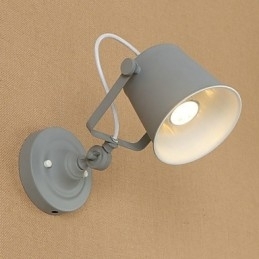 Landlig Retro-Maling Funksjon Justerbar For Svingarm Øyebeskyttelse Downlight Vegglamper Vegglampe