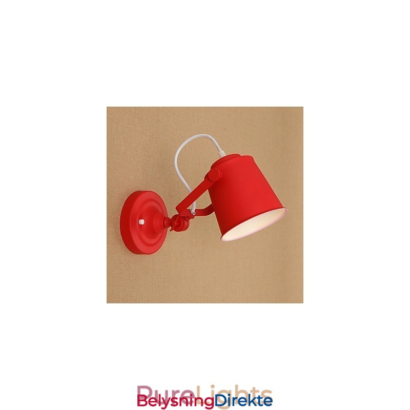 Landlig Retro-Maling Funksjon Justerbar For Svingarm Øyebeskyttelse Downlight Vegglamper Vegglampe