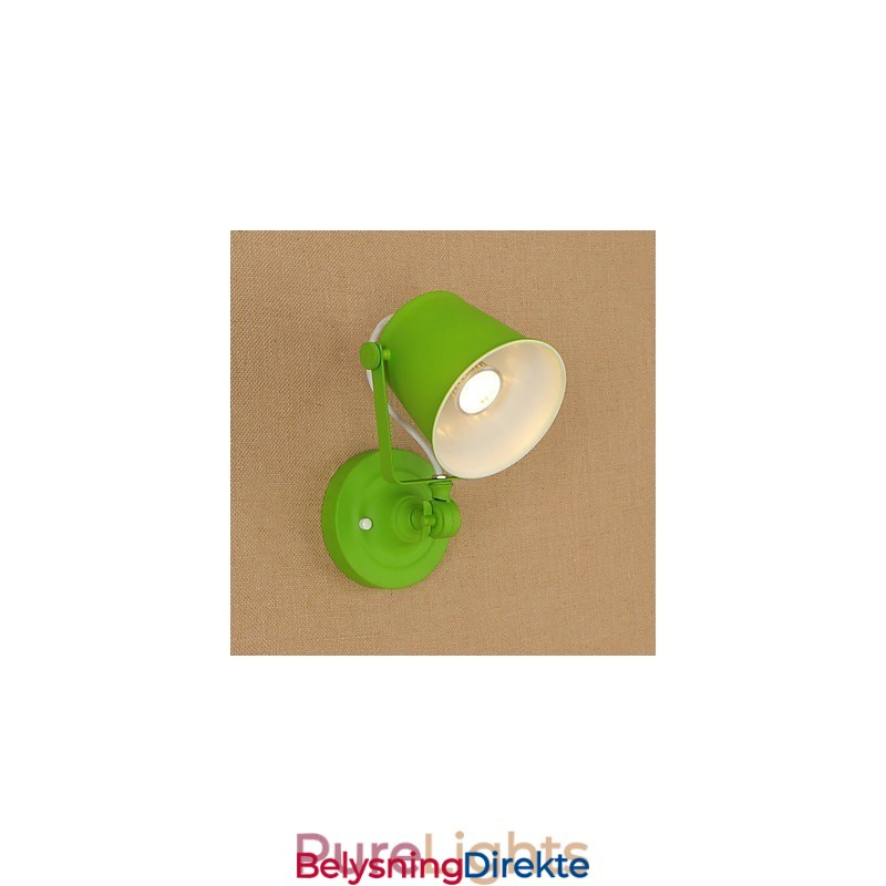 Landlig Retro-Maling Funksjon Justerbar For Svingarm Øyebeskyttelse Downlight Vegglamper Vegglampe