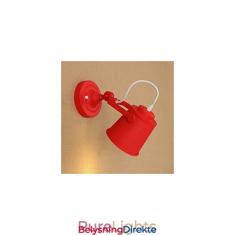 Landlig Retro-Maling Funksjon Justerbar For Svingarm Øyebeskyttelse Downlight Vegglamper Vegglampe