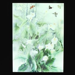 Integrert Moderne Samtidskunstnerisk Moderne Samtidsmalerifunksjon For Omgivende Lysvegglamper