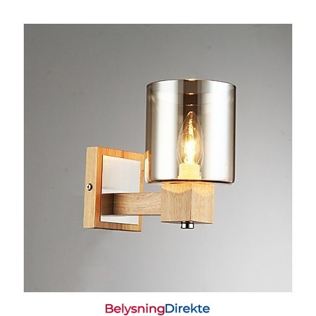 Moderne, Samtidskunstnerisk Svart Oksidfinish For Vegglampe Med Opplyst Belysning