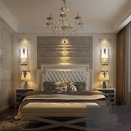 Moderne, Samtidskunstnerisk Svart Oksidfinish For Vegglampe Med Opplyst Belysning