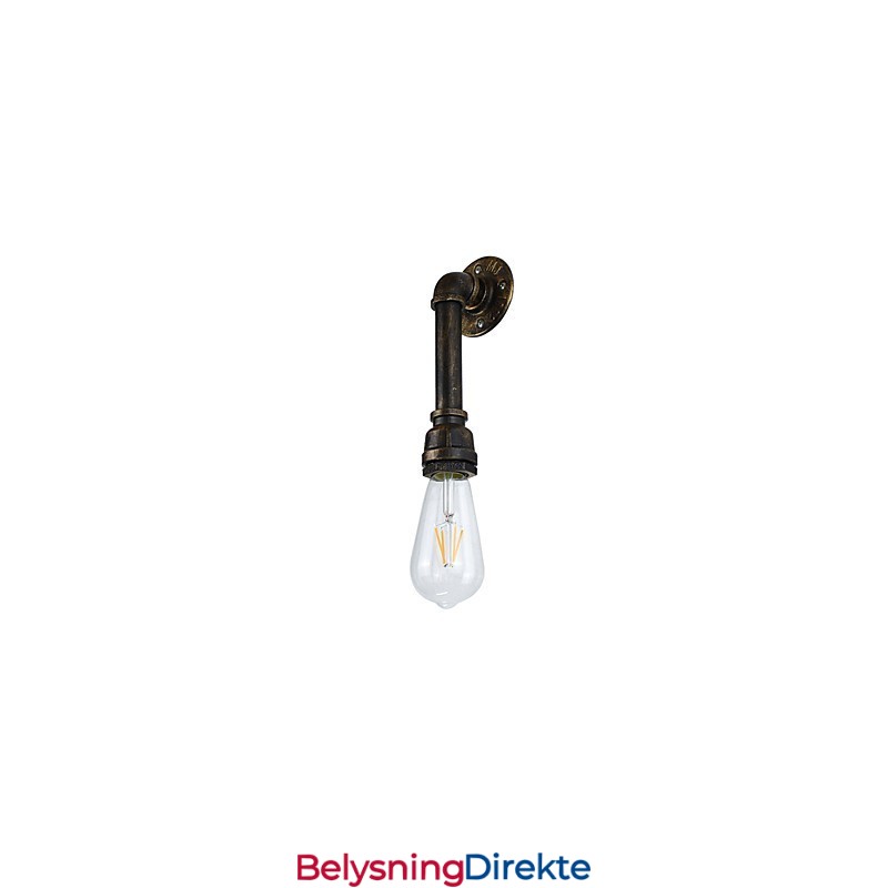 Rustikk Hytte Tradisjonell Klassisk Antikk Messing Vegglampe Vegglampe