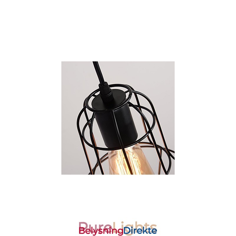 Industriell Retro Jernvegglampe Kreativ Personlighet Løftetrinsevegglampe