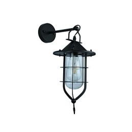 Lysmalt Stålvegglampe Dum Svart Amerikansk Kaffedekorasjon Retro Vegglampe Lyssabellampe På Vegg