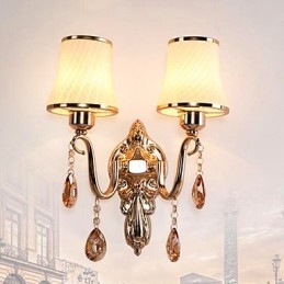 Moderne Og Moderne Galvanisert Funksjon For Krystall Øyebeskyttelse Omgivelseslys Vegglamper