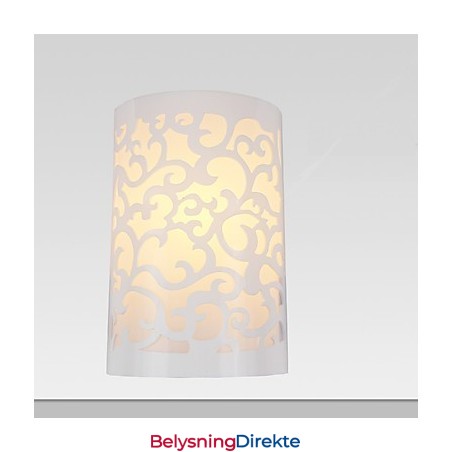 Metallisk Moderne, Moderne Innfelt Og Takmontert Lampe Med Vegglampe