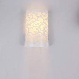 Metallisk Moderne, Moderne Innfelt Og Takmontert Lampe Med Vegglampe
