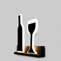 Integrert Moderne Samtidskunstnerisk Moderne Samtidsmalerifunksjon For Omgivende Lysvegglamper