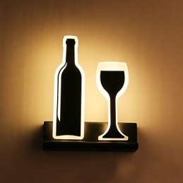 Integrert Moderne Samtidskunstnerisk Moderne Samtidsmalerifunksjon For Omgivende Lysvegglamper