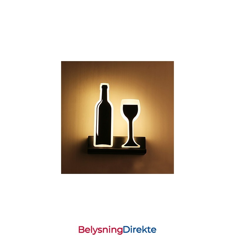 Integrert Moderne Samtidskunstnerisk Moderne Samtidsmalerifunksjon For Omgivende Lysvegglamper