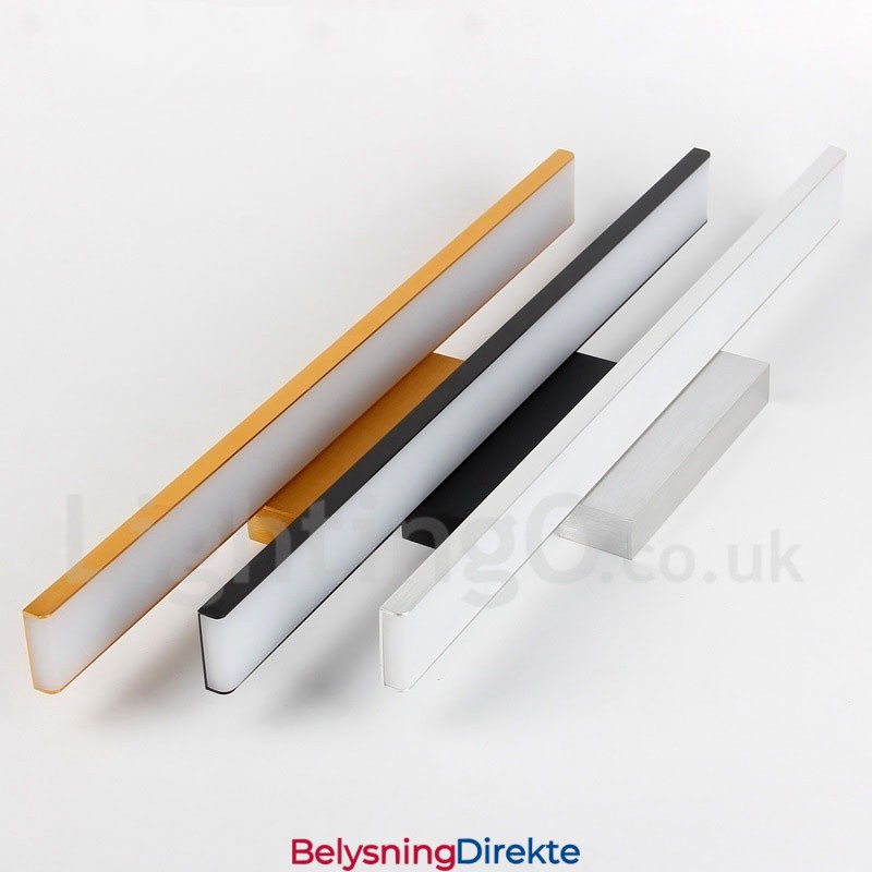 Ipmirror-Lampe Baderomslys Aluminiumsmaterialer Og Akrylvegglamper Sminkebelysning