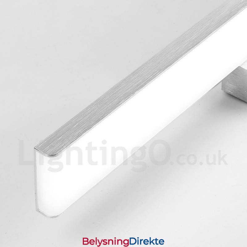 Ipmirror-Lampe Baderomslys Aluminiumsmaterialer Og Akrylvegglamper Sminkebelysning
