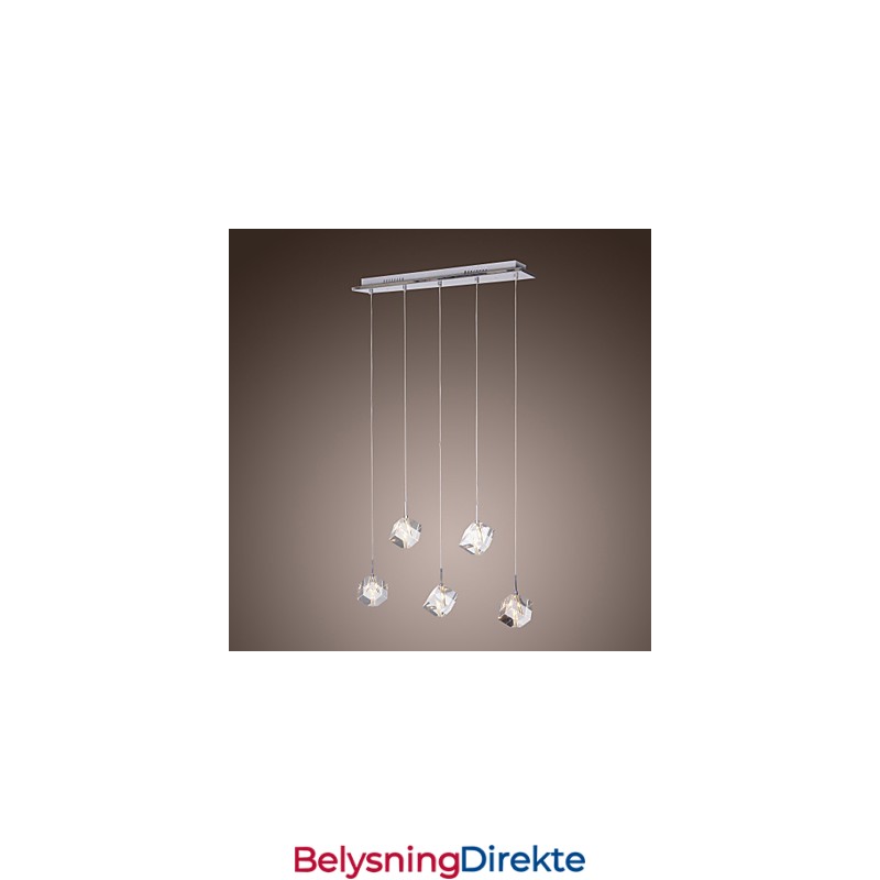 Moderne Og Moderne Pendellampe I Krystallkrom