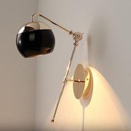 Moderne Minimalisme Kreativ Vegglampe Stue Soverom Arbeidsrom Glass Karakter Designer Vegglampe