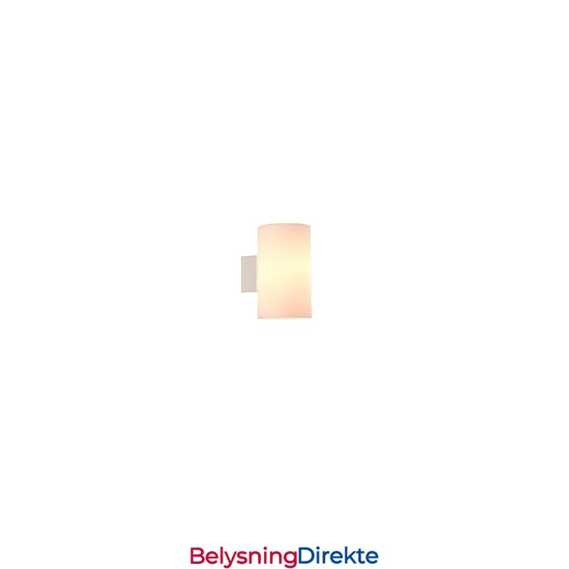 Glassvegglampe Med Metallbase Og Glassskjerm For Soveromslampe