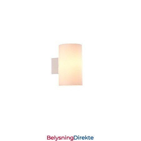 Glassvegglampe Med Metallbase Og Glassskjerm For Soveromslampe