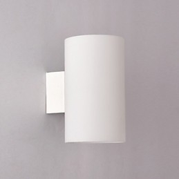 Glassvegglampe Med Metallbase Og Glassskjerm For Soveromslampe