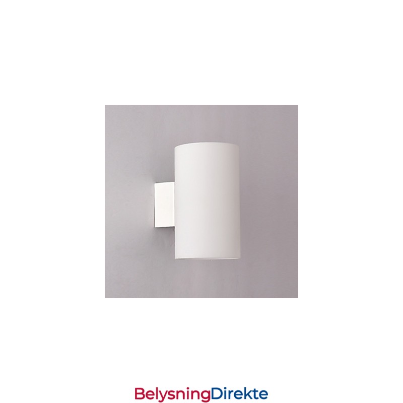 Glassvegglampe Med Metallbase Og Glassskjerm For Soveromslampe