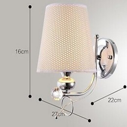 Moderne Samtids Galvanisert Opplyst Vegglampe Vegglampe