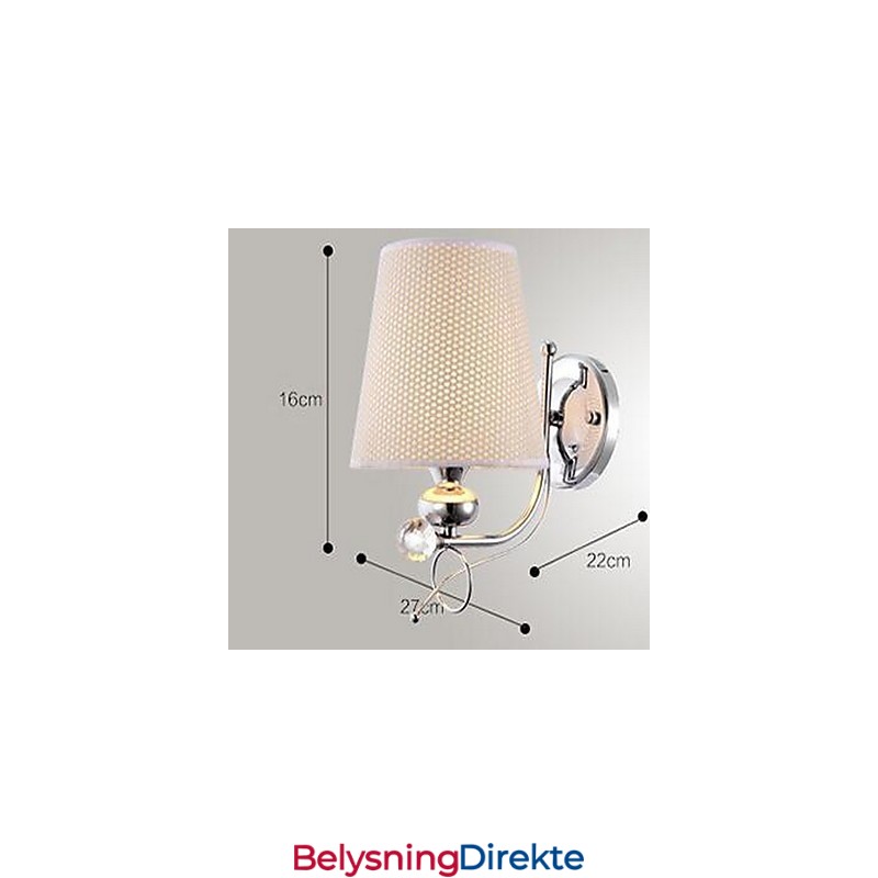 Moderne Samtids Galvanisert Opplyst Vegglampe Vegglampe