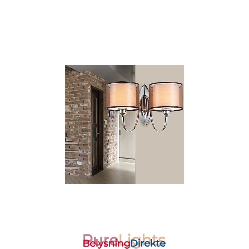 Vintage Galvanisert Downlight Vegglampe