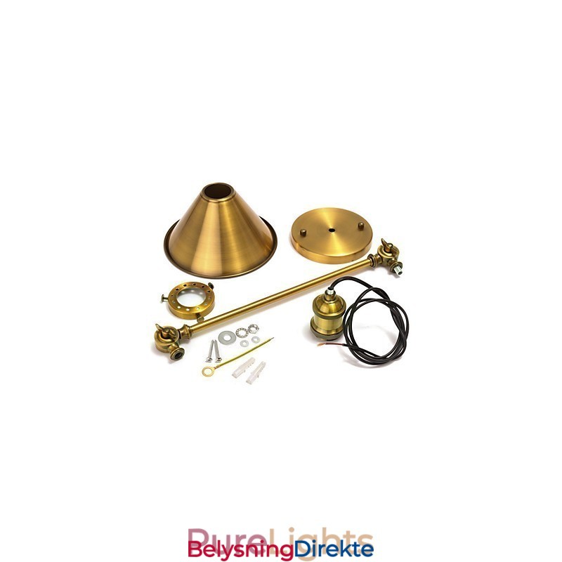 Vintage Metall Vegglampe Montert Retro Industriell Vegglampe Lampeskjerm Justerbar Nattlysarmaturer