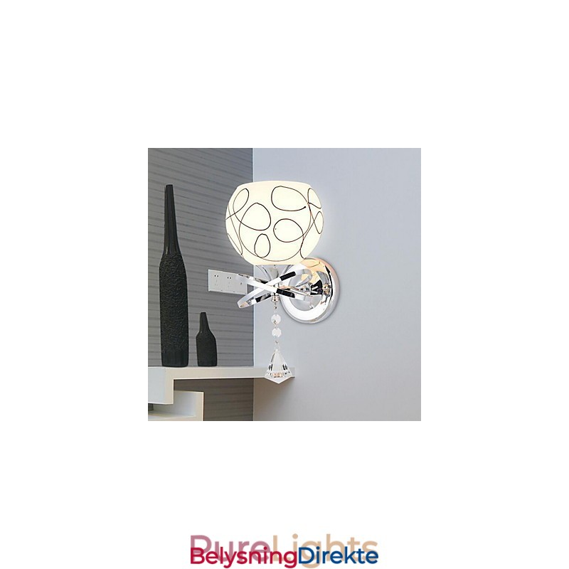 Moderne Samtidsstil Andre Funksjoner Opplyst Vegglampe Vegglampe