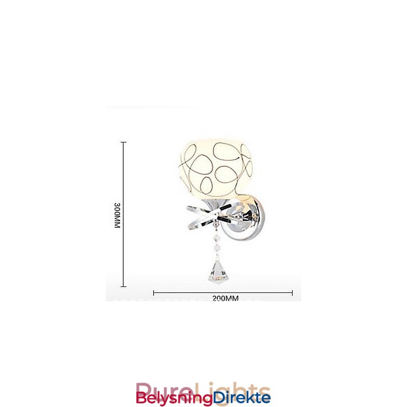 Moderne Samtidsstil Andre Funksjoner Opplyst Vegglampe Vegglampe