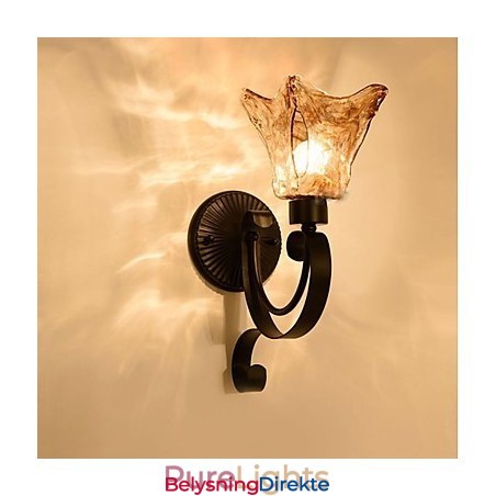 Vegglampe Enkel Stuelampe Jern Dekorativ Soverom Nattbordslampe Korridorlampe