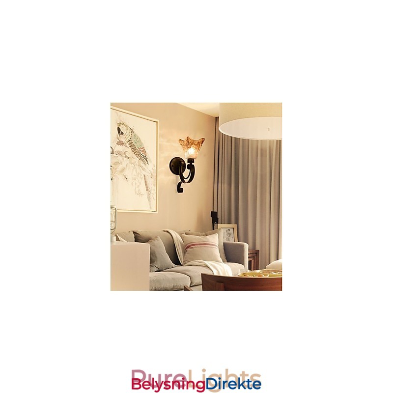 Vegglampe Enkel Stuelampe Jern Dekorativ Soverom Nattbordslampe Korridorlampe