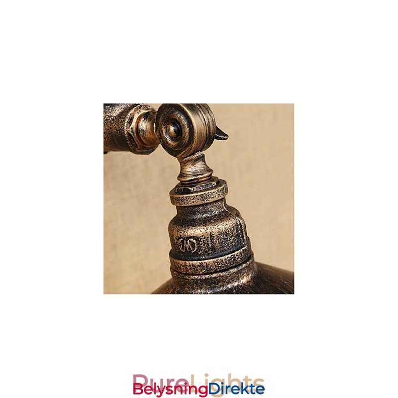 Rustikk Hyttemaling For Omgivelseslys Vegglampe Med Vegglampe