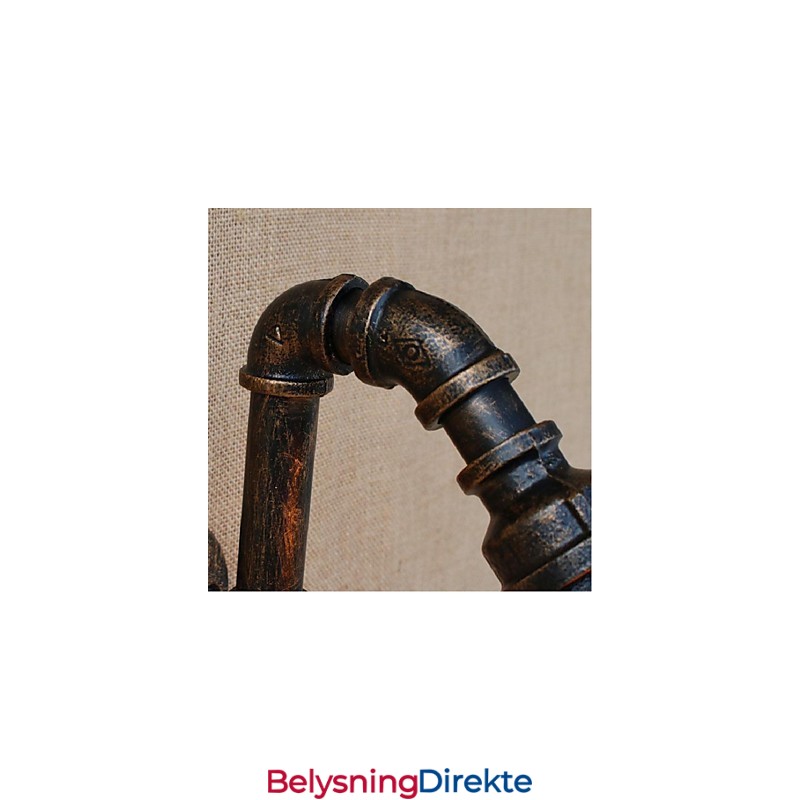 Nostalgi Enkel Vannrør Dekorativ Liten Vegglampe Vegglampe