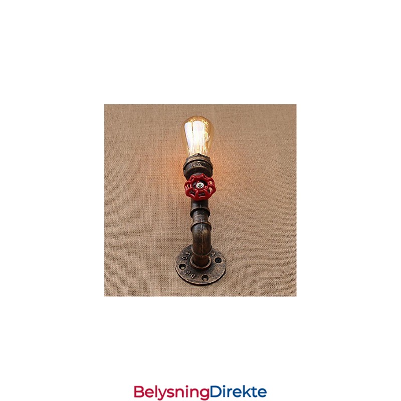 Nostalgi Enkel Vannrør Dekorativ Liten Vegglampe Vegglampe
