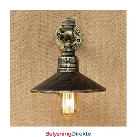 Rustikk Hyttemaling For Omgivelseslys Vegglampe Med Vegglampe