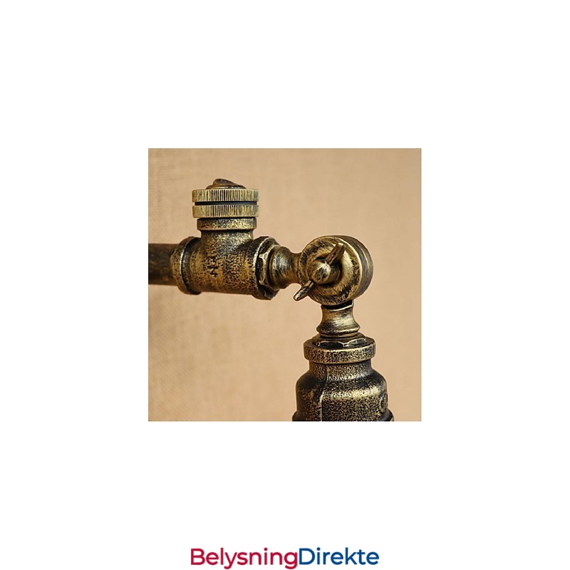 Rustikk Hyttemaling For Omgivelseslys Vegglampe Med Vegglampe