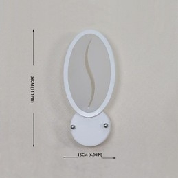 Integrert Moderne, Samtidsmalerfunksjon For Omgivelseslys Vegglampe Med Vegglampe