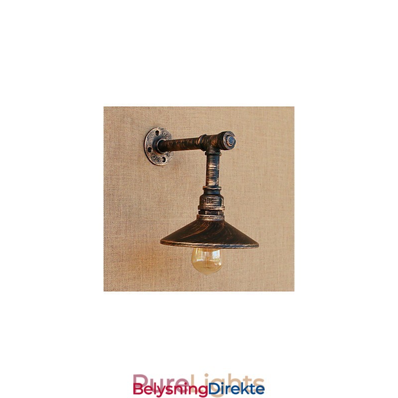 Rustikk Hytte Landlig Antikk Messingfunksjon For Omgivelseslys Vegglampe Vegglampe