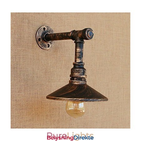 Rustikk Hytte Landlig Antikk Messingfunksjon For Omgivelseslys Vegglampe Vegglampe
