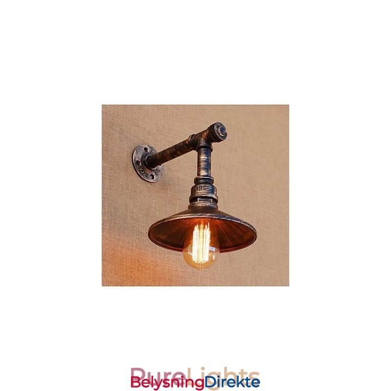 Rustikk Hytte Landlig Antikk Messingfunksjon For Omgivelseslys Vegglampe Vegglampe