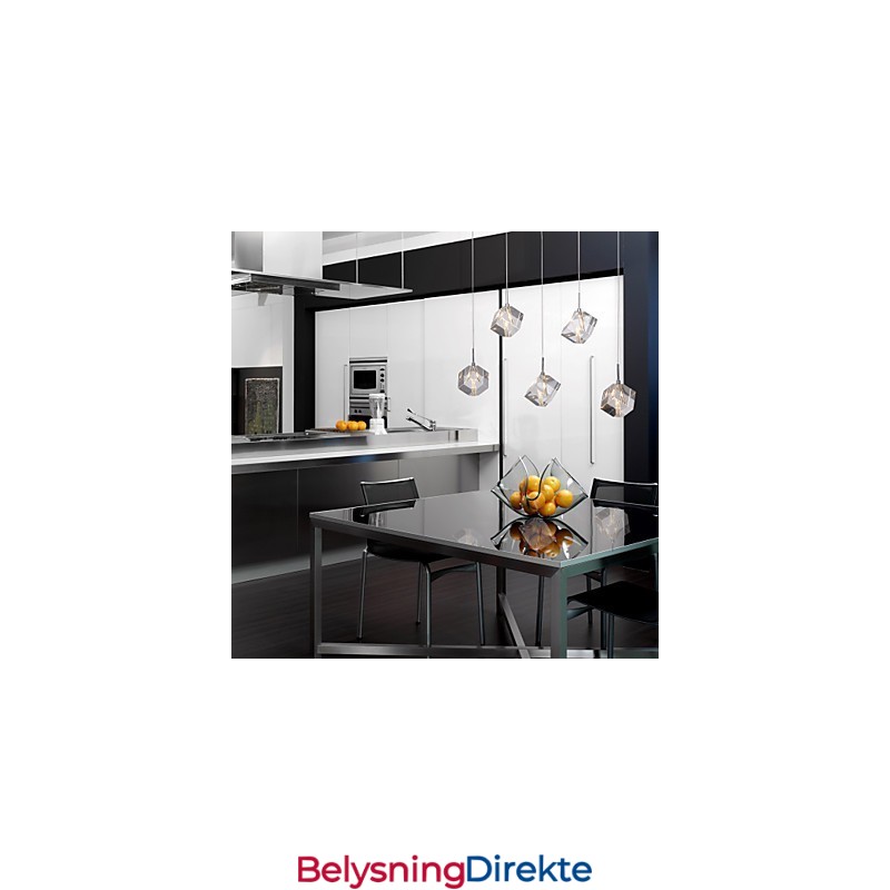 Moderne Og Moderne Pendellampe I Krystallkrom