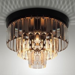 Moderne Samtidskunst Krystall Metall Innfelt