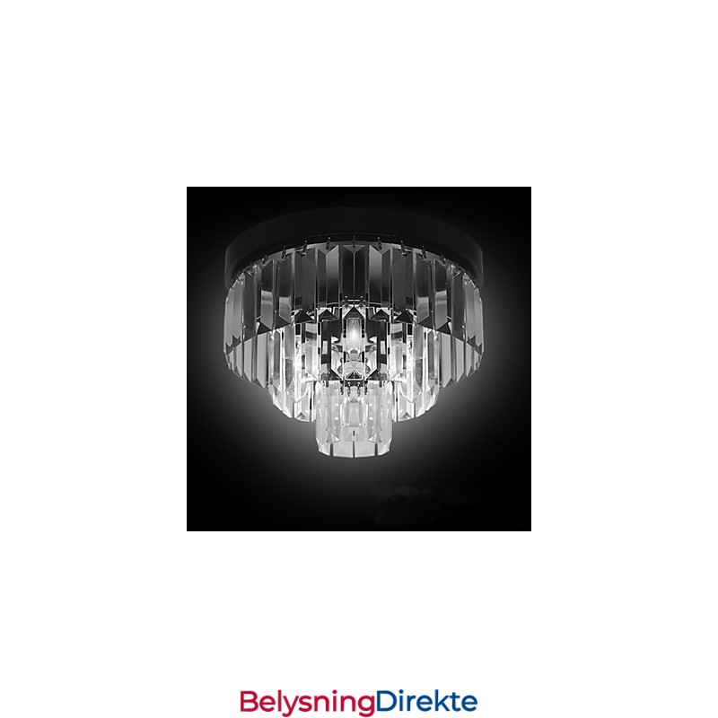 Moderne Samtidskunst Krystall Metall Innfelt