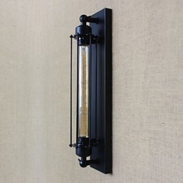 Europeisk Retro Klesbutikk Restaurantscene Dekorativ Kunst Vegglampe