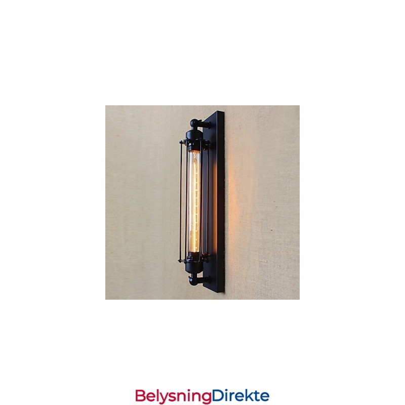 Europeisk Retro Klesbutikk Restaurantscene Dekorativ Kunst Vegglampe