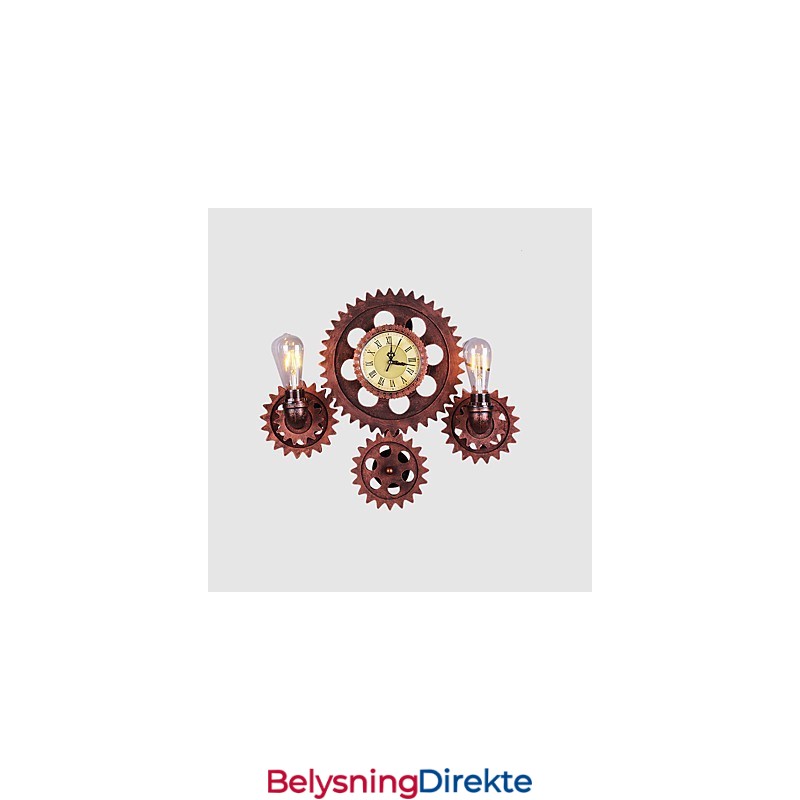 Vintage Industrielle Vegglamper I Treform, Kreative, Dreibare Lys, Restaurant, Kafé, Bar, Dekorasjonsbelysning